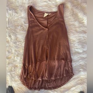Rust Color Tank Top